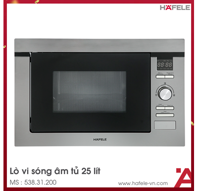 Lò vi sóng có nướng lắp âm Hafele  25 lít  HM-B38D 538.31.200