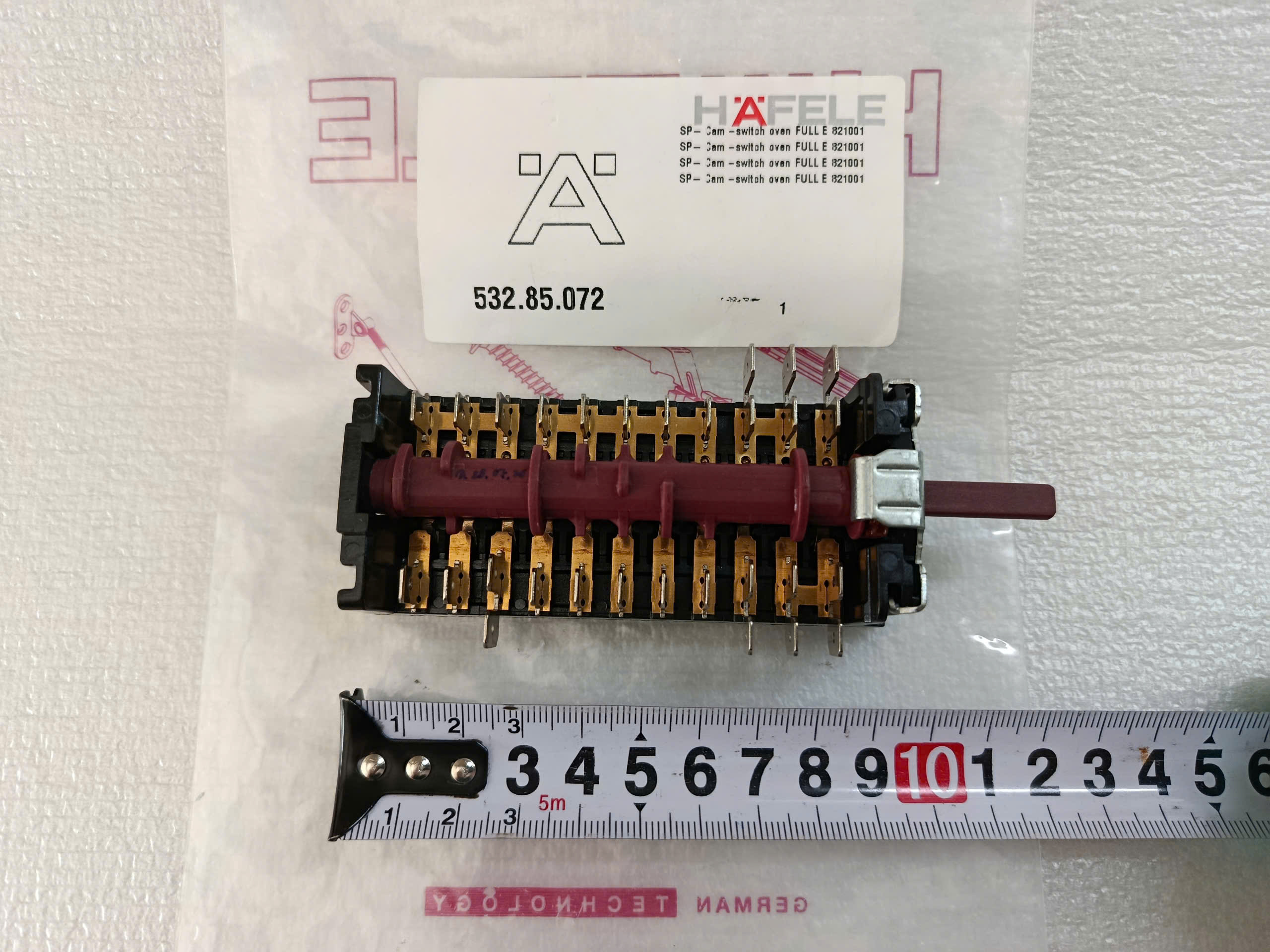 CÔNG TẮC LÒ NƯỚNG HAFELE 532.85.072