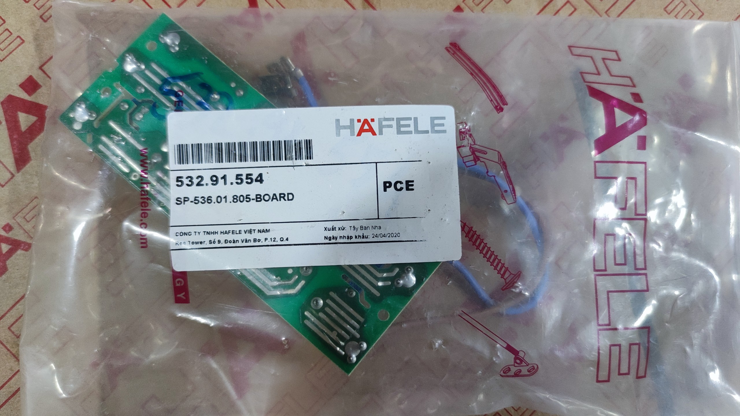 BOARD BẾP TỪ KẾT HỢP ĐIỆN HAFELE HC-M772A 536.01.805 (532.91.554)