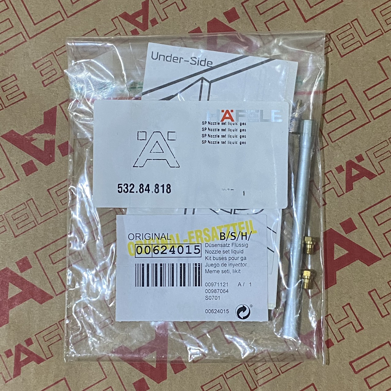 NOZZLE SET LIQUID GAS 532.84.818