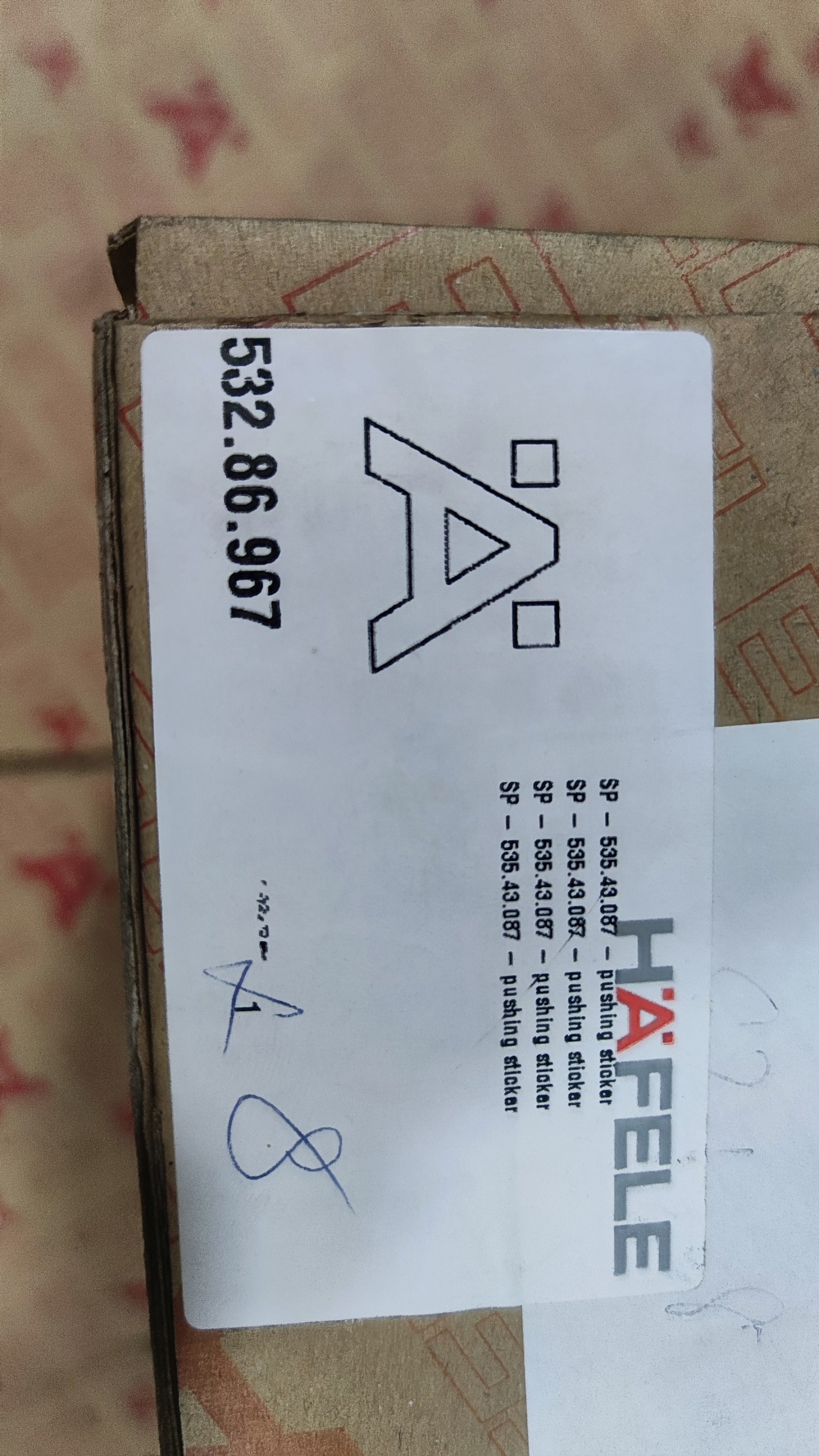 THANH ĐẨY MÁY ÉP CHẬM HAFELE 532.86.967