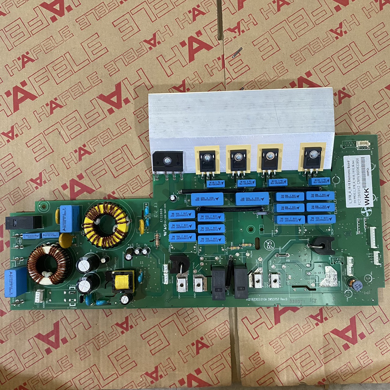 PC BOARD OF INDUCTION BẾP ĐIỆN TỪ ÂM CERAMIC BOSCH BĐ 006 539.06.511(532.87.969)