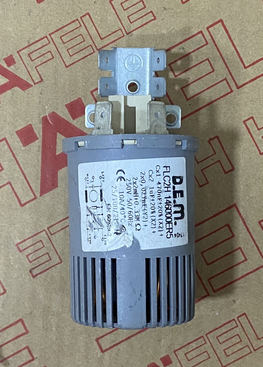 BỘ LỌC EMI MÁY GIẶT SẤY KET HỢP HWD-F60A HAFELE 533.93.100(532.91.241)